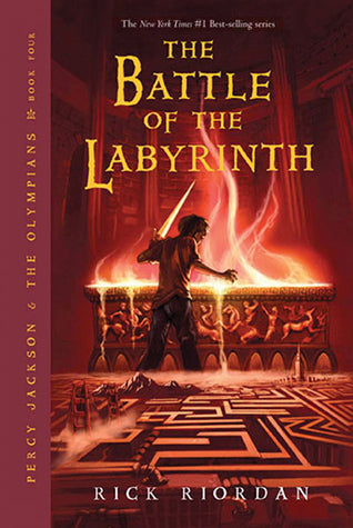 Book cover of The Battle Of The Labyrinth by Rick Riordan