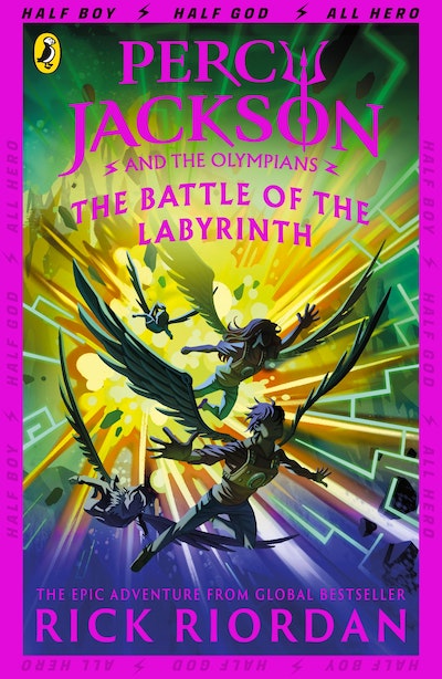 Book cover of The Battle of the Labyrinth by Rick Riordan