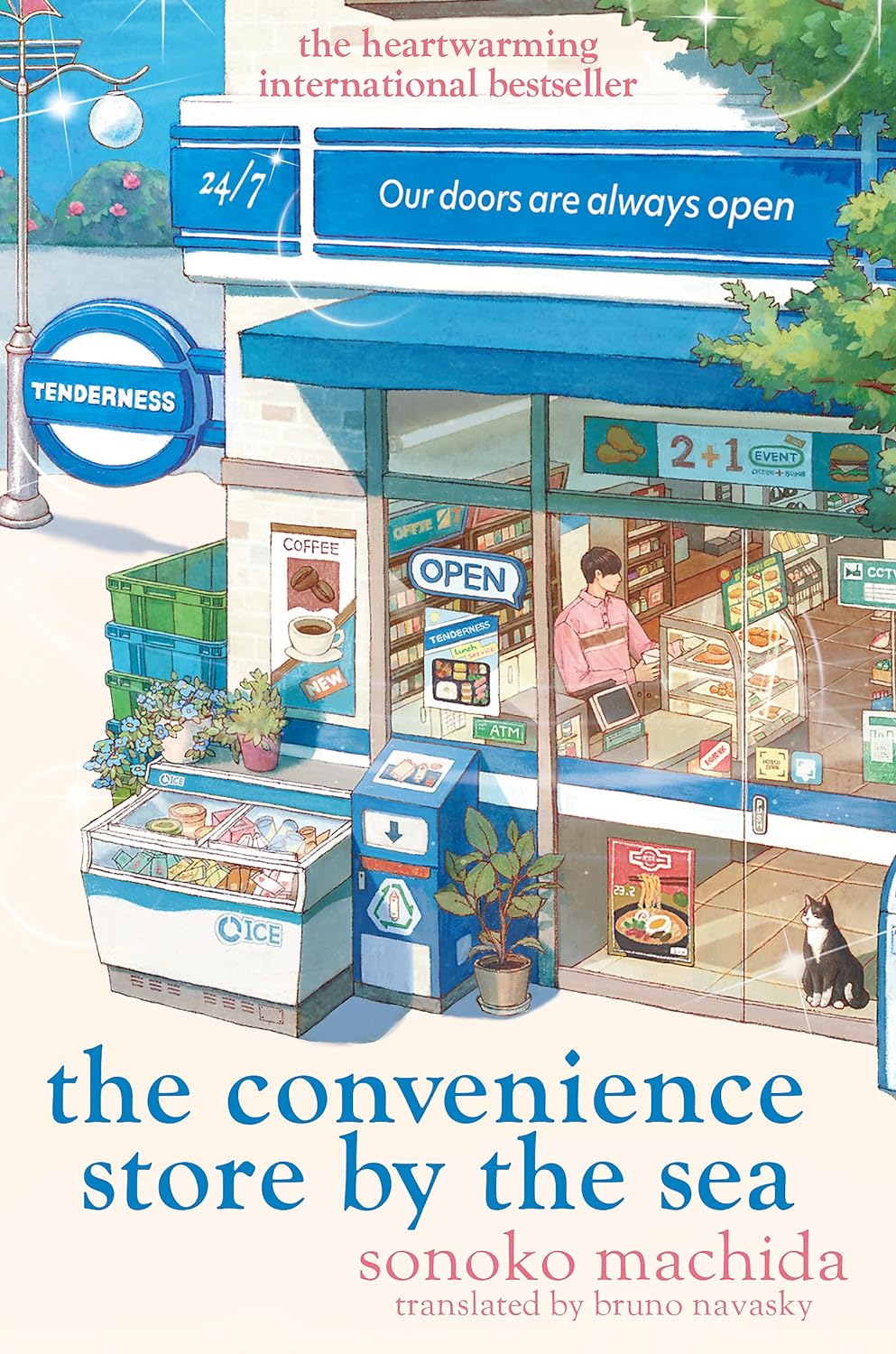 Book cover of The Convenience Store By The Sea by Sonoko Machida, Bruno Navasky (Trans.)