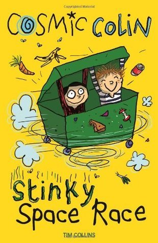 Book cover of Stinky Space Race by Tim Collins