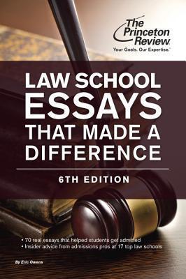 Book cover of Law School Essays That Made a Difference, 6th Edition by The Princeton Review