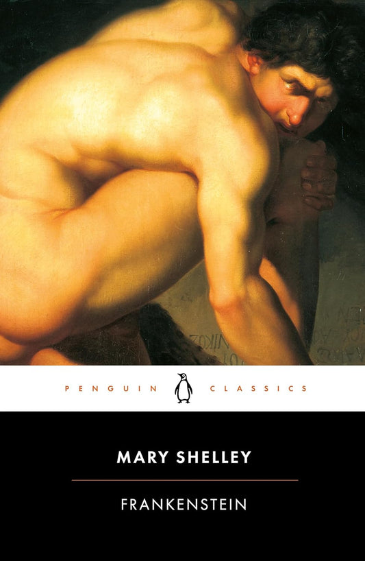 Book cover of Frankenstein by Mary Wollstonecraft Shelley