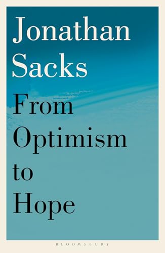Book cover of From Optimism to Hope by Jonathan Sacks