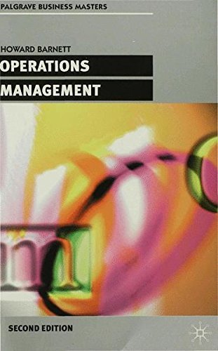 Book cover of Operations Management (Professional Masters) by Howard Barnett