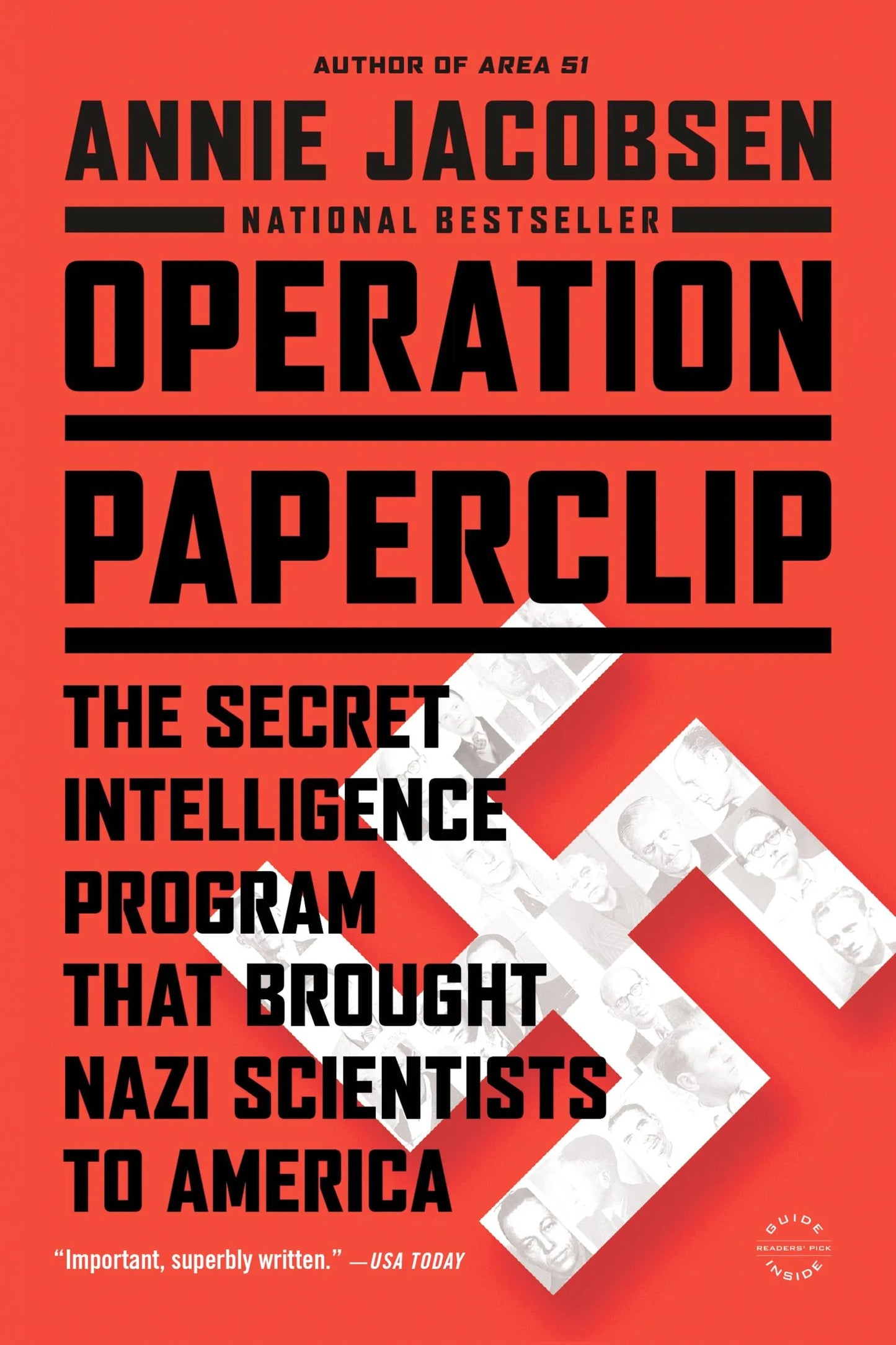 Book cover of Operation Paperclip: The Secret Intelligence Program That Brought Nazi Scientists to America by Annie Jacobsen
