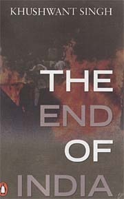Book cover of End Of India by Khushwant Singh