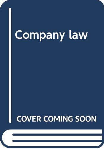 Book cover of Company Law by John Charlesworth