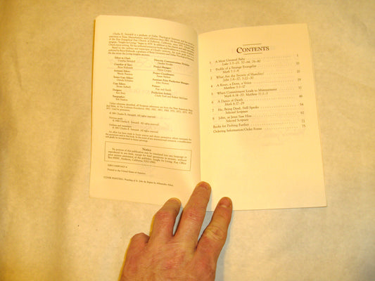 Book cover of John The Baptizer by Charles R. Swindoll