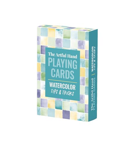 Book cover of The Artful Hand Playing Cards: Watercolor Tips & Tricks by Unknown Author