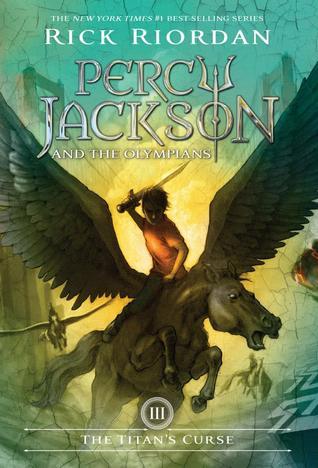 Book cover of The Titan's Curse by Rick Riordan