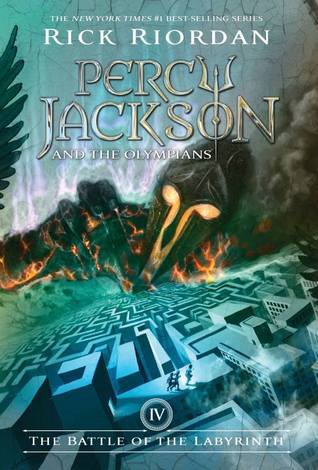 Book cover of The Battle Of The Labyrinth by Rick Riordan