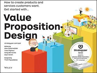 Book cover of Value Proposition Design: How to Create Products and Services Customers Want by Alexander Osterwalder, Yves Pigneur, Gregory Bernarda, Alan Smith, Trish Papadakos (Designer)