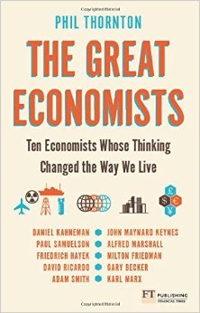 Book cover of The Great Economists by Phil Thornton