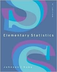 Book cover of Elementary Statistics (With CD-ROM And Infotrac) by Robert R. Johnson, Patricia J. Kuby
