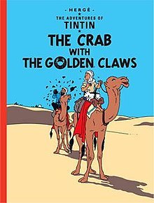 Book cover of Crab With The Golden Claws by Hergé