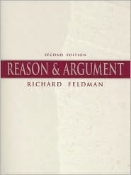 Book cover of Reason & Argument by Richard Feldman