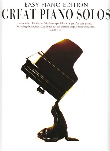 Book cover of Great Piano Solos - The Black Book (Easy Piano Edition) by WILLIAMS  JESSICA (E