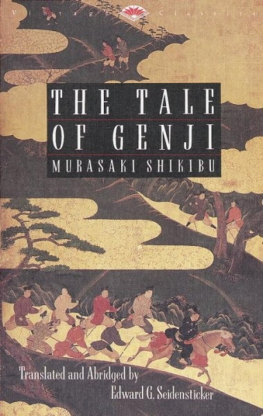 Book cover of The Tale of Genji by Murasaki Shikibu, Edward G. Seidensticker (Trans.)
