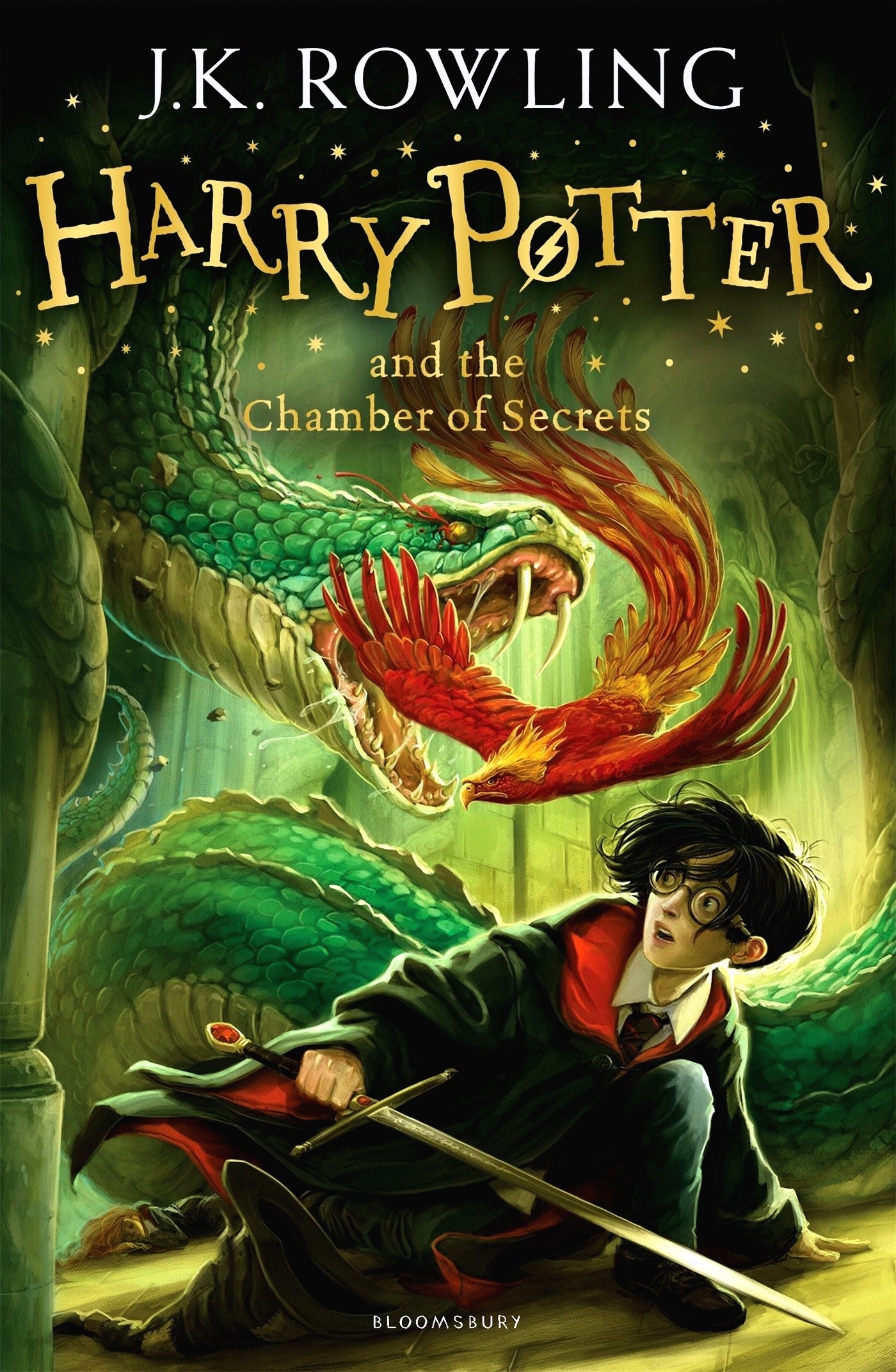 Book cover of Harry Potter And The Chamber Of Secrets by J.K. Rowling