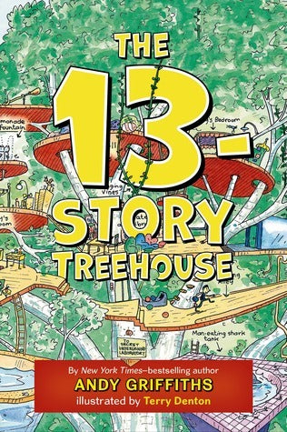 Book cover of The 13-Story Treehouse: Monkey Mayhem! by Andy Griffiths, Terry Denton (Illus.)