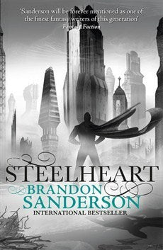 Book cover of Steelheart by Brandon Sanderson