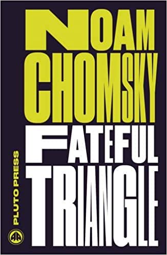 Book cover of Fateful Triangle by Noam Chomsky