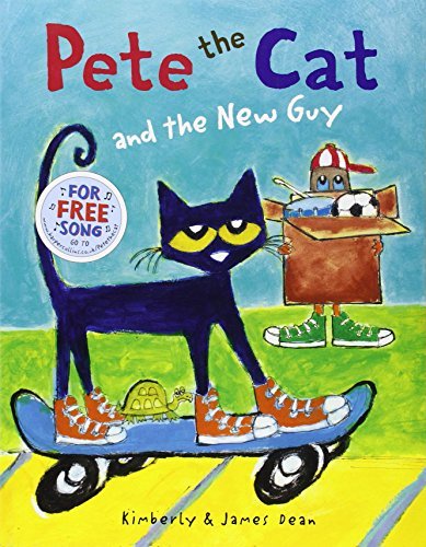 Book cover of Pete The Cat & The New Guy Pb by Kimberly  Dean, James Dean