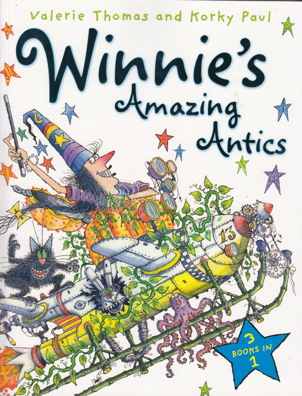 Book cover of Winnie's Amazing Antics 3-In-1 by Valerie Thomas