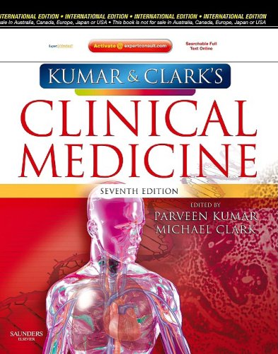 Book cover of Kumar & Clark's Clinical Medicine, 7th Edition, International Edition by Parveen   Kumar (Ed.), Michael          Clark (Ed.)