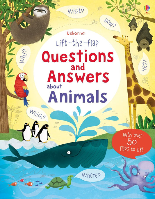 Book cover of Questions And Answers About Animals by Katie Daynes, Marie-Ève Tremblay (Illus.)