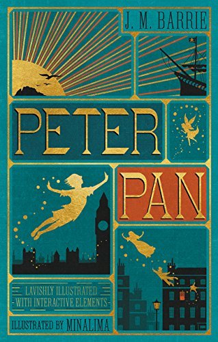 Book cover of Peter Pan by J.M. Barrie, MinaLima (Illus.)
