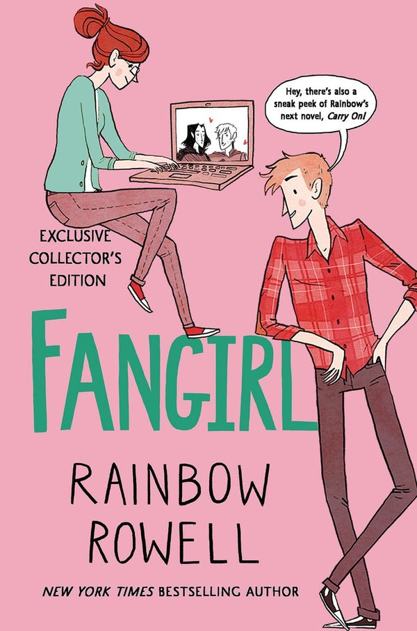 Book cover of Fangirl by Rainbow Rowell