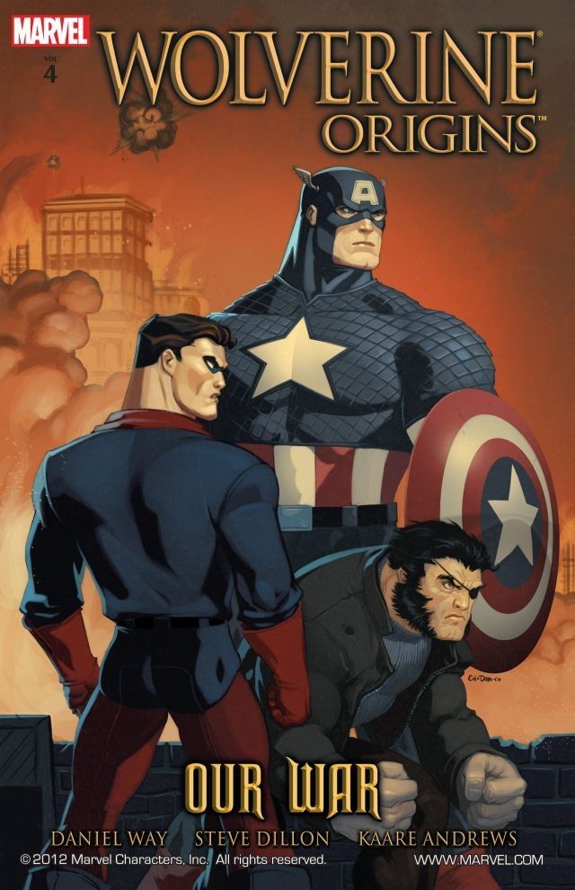 Book cover of Wolverine: Origins, Volume 4: Our War by Daniel Way, Steve Dillon (Artist)