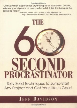 Book cover of 60 Second Procrastinator by Jeff Davidson
