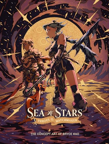 Book cover of Sea Of Stars: Throes Of The Watchmaker: The Concept Art Of Bryce Kho by Bryce Kho, 3dtotal Publishing 3dtotal Publishing (Ed.), Sabotage Studio (Primary Contributor)