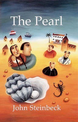 Book cover of The Pearl by John Steinbeck