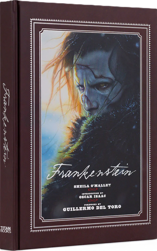 Book cover of Guillermo Del Toro's Frankenstein by Sheila O'Malley, Guillermo del Toro (Foreword), Oscar Isaac (Introduction)