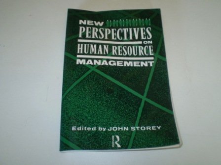 Book cover of New Perspectives On Human Resource Management by John   Storey
