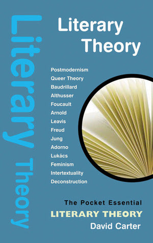 Book cover of Literary Theory by David Carter