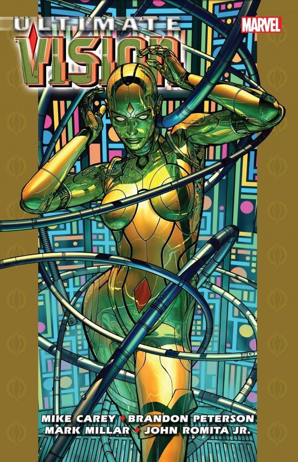 Book cover of Ultimate Vision by Mike Carey, Brandon Peterson (Contrib.)