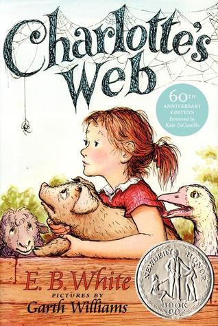 Book cover of Charlotte's Web by E.B. White, Garth Williams (illustrator), Kate DiCamillo (Foreward)