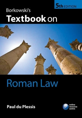 Book cover of Borkowski's Textbook On Roman Law by Paul du Plessis