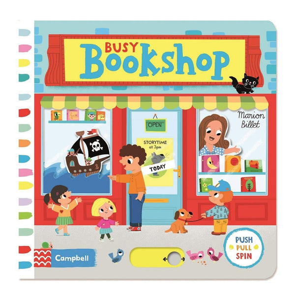 Book cover of Busy Bookshop by Marion Billet