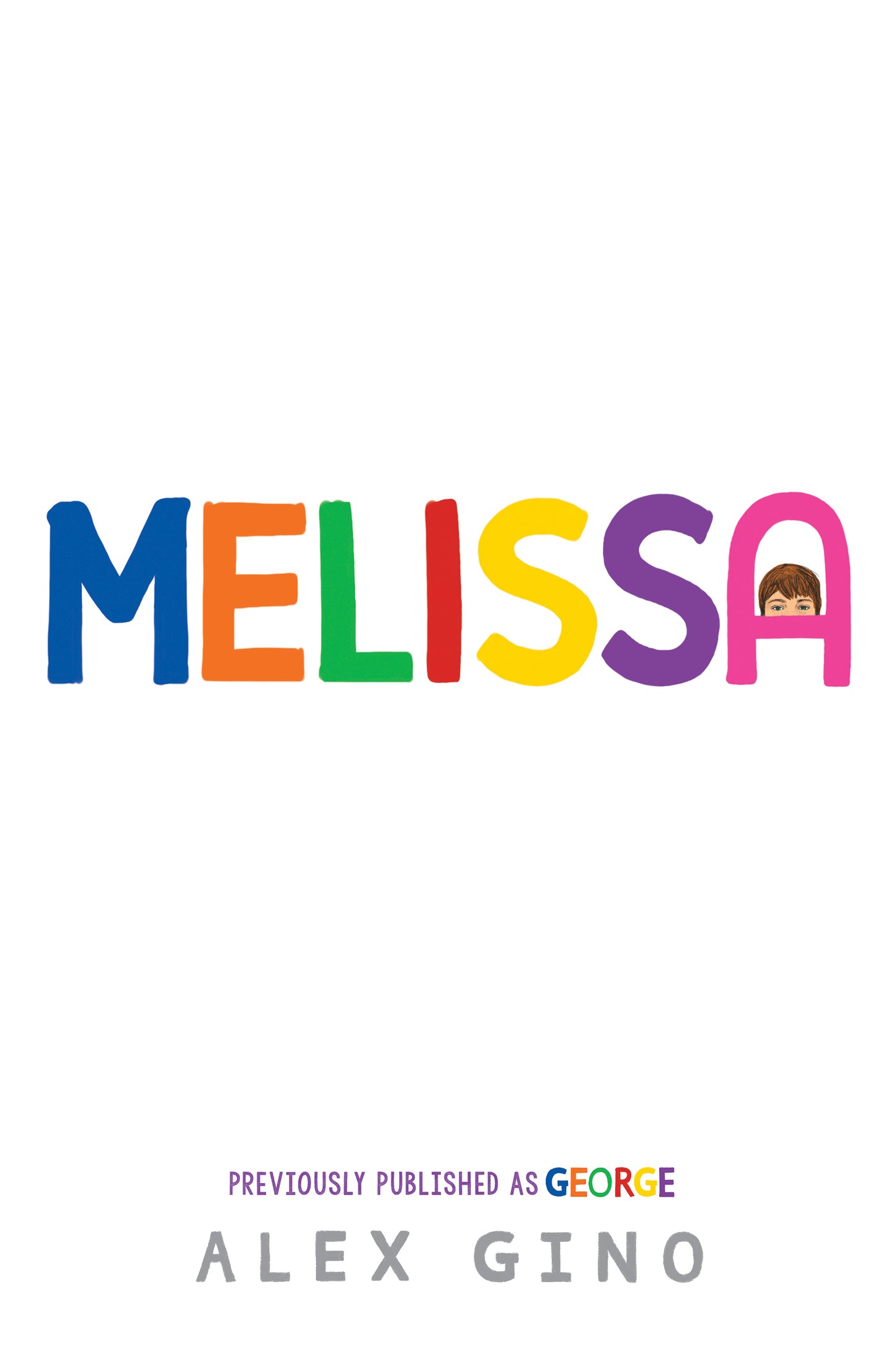 Book cover of Melissa by Alex  Gino