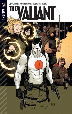 Book cover of The Valiant by Jeff Lemire (Writer, Artist), Matt Kindt (Writer, Artist), Paolo Rivera (Artist), Joe Rivera (Colourist), Dave Lanphear (Letterer), Dave Sharpe (Letterer)