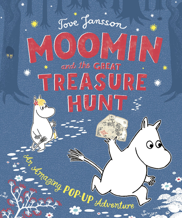 Book cover of Moomin And The Great Treasure Hunt by Tove Jansson