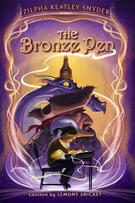 Book cover of The Bronze Pen by Zilpha Keatley Snyder