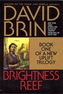 Book cover of Brightness Reef by David Brin