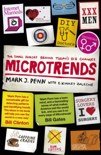 Book cover of Microtrends; The Small Forces Behind Today's Big Trends by Mark J. Penn, E. Kinney Zalesne