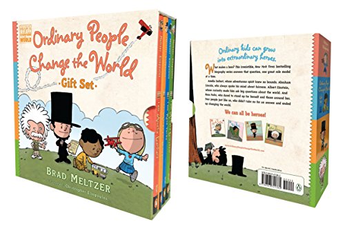Book cover of Ordinary People Change The World Gift Set by Brad Meltzer, Chris Eliopoulos (Illus.)